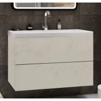 Тумба под раковину Art&Max Verona Push Verona-Push-900-2C-SO-Ven 89,6 см, подвесная, бежевый