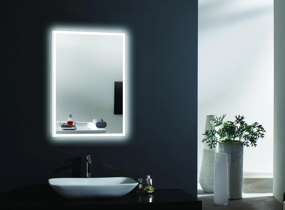 Зеркало с подсветкой 60x80 см Esbano ES-2632HD зеркало с подсветкой simple gray led 60x80 см