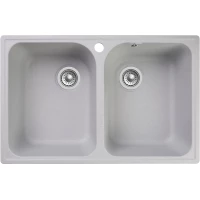 Кухонная мойка GranFest Quarz 15 73,7x47,8 см, серый