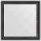 Зеркало 105x105 см черный ардеко Evoform Exclusive-G BY 4440 - 1