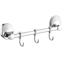 Планка с крючками Fashun A1615-3 для ванны, хром