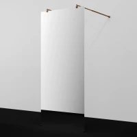 Душевая перегородка WasserKRAFT Vechte 60W44RG-MR 99,4 см, профиль розовое золото, стекло зеркальное