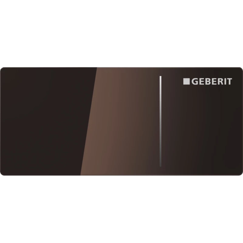 Дистанционная клавиша смыва Geberit Sigma 70 стекло цвета умбры, для бачков Sigma 12 см 115.630.SQ.1