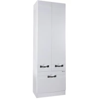 Пенал Bellezza Абрис 4629709090011 напольный, белый глянец