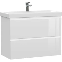 Тумба белый глянец 77,6 см Cersanit Moduo Slim 64126