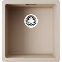 Кухонная мойка Omoikiri Artgranit Kata 40-U-SA 4993422 40x42 см, бежевый