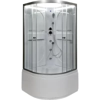 Душевая кабина 100x100x200 см Deto L610NLED+GM прозрачное