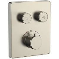 Термостат для ванны Wonzon & Woghand WW-INF322A-BN встраиваемый, никель матовый