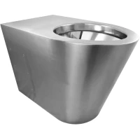 Унитаз приставной Nofer 13013.B хром