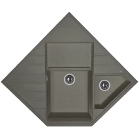 Кухонная мойка Florentina Бомбей 20.375.J0900.102 90x90 см, черный