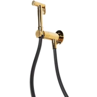 Гигиенический душ Cezares Leaf LEAF-DIF-PO со смесителем, золотой