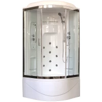 Душевая кабина 100x100x217 см Royal Bath RB100NRW-T-CH прозрачное