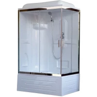 Душевая кабина 100x80x217 см Royal Bath RB8100BP1-T-CH-L прозрачное