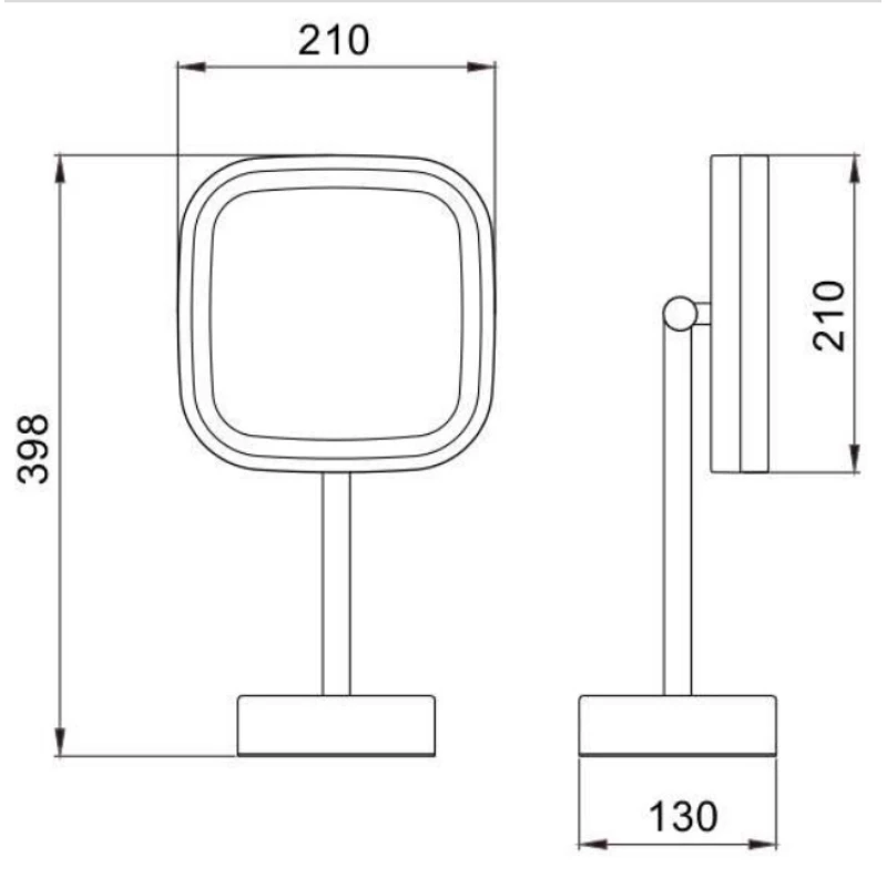Косметическое зеркало x 5 Java S-M331LB Косметическое зеркало x 5 Java S-M331LB