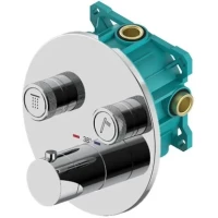 Термостат для ванны Plumberia Selection PSBOX KITPSB1902CR встраиваемый, хром