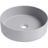 Раковина-чаша Wellsee Coax 323512000 40x40 см, накладная, серый матовый