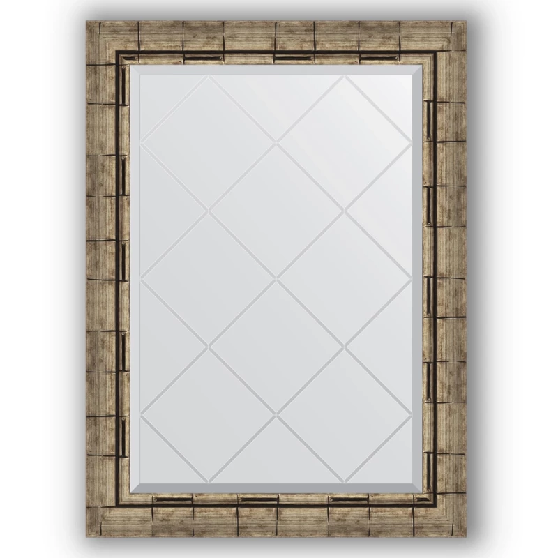 Зеркало 63x86 см серебряный бамбук Evoform Exclusive-G BY 4093