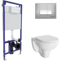 Комплект подвесной унитаз Berges Gamma + система инсталляции Berges Novum S3 042427