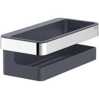 Полка для ванной KEUCO Collection Moll 12758010001 24 см, хром/антрацит