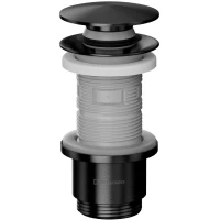 Донный клапан для раковины Whitecross A707GM универсальный, оружейная сталь