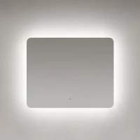 Зеркало Sancos Ray RA1000 100x80 см, с LED-подсветкой, сенсорным выключателем, диммером