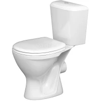 Унитаз-компакт Santeri Pro 1.P215.5.S00.00B.F (4640009670727) с сиденьем, белый