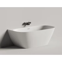 Ванна из литьевого мрамора Salini S-Sense Sofia Wall 102517G 160x80 см, белый глянец
