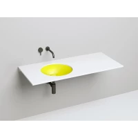 Раковина Salini S-Stone Marea 08 1802208MF 42x42 см, встраиваемая снизу, покраска по RAL матовый полностью