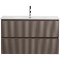 Тумба под раковину BelBagno Uno UNO-MINI-1000-2C-SO-СO 100 см, подвесная, бежевый матовый