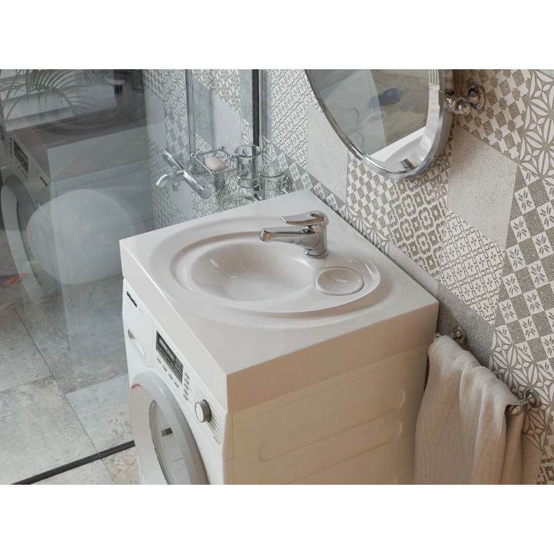 Раковина над стиральной машиной 60x54,5 см Stella Polar Пальмира SP-00000798