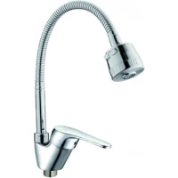 Смеситель для кухни D-Lin D150309-T с гибким изливом, хром