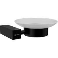 Мыльница Lemark Valday LMA-8131S-BL настенная, черный матовый