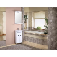 Комплект мебели белый глянец 40,7 см Onika Манго 104002 + MNG40SAWB01 + 204501