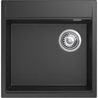 Кухонная мойка Rivelato Tesoro TR-505-R antracite 50x51 см, антрацит