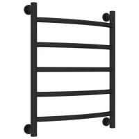 Полотенцесушитель водяной 600x500 черный матовый Сунержа Галант+ 31-0200-6050