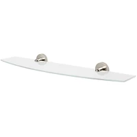 Полка стеклянная WasserKRAFT Tauber K-64424 50 см, никель