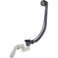 Слив-перелив для ванны Raglo R600.30.09 полуавтомат, графит матовый