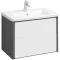 Комплект мебели белый глянец/антрацит 60 см Roca Ronda ZRU9302963 + 327472000 + ZRU9302968 - 7