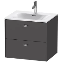 Тумба графит матовый 62 см Duravit Brioso BR431001049