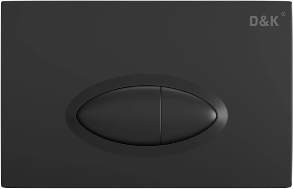 Кнопка смыва D&K Rhein.Marx DB1399025 для инсталляции, черный матовый