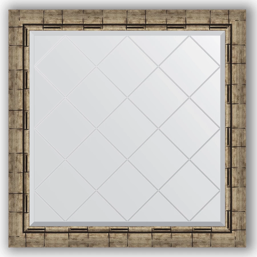 Зеркало 83x83 см серебряный бамбук Evoform Exclusive-G BY 4308