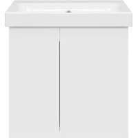 Тумба под раковину Misty Лира Пр-Лир06050-50По 47 см, подвесная, белый глянец