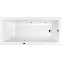Акриловая гидромассажная ванна 169,5x75 см Whitecross Wave Slim 0111.170075.100.SOFT.BR