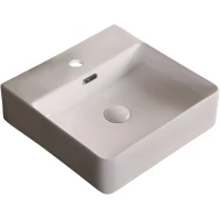 Раковина-чаша Ceruttispa CR7602B 42x42 см, накладная, белый