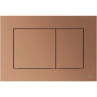 Кнопка смыва Tece TECEnow 9240422 для инсталляции, красная бронза металлик