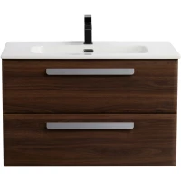 Тумба под раковину Cezares Eco ECO-CER-N-800-2C-SO-NCS-P 80 см, подвесная, орех шоколадный