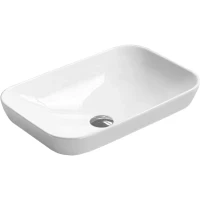 Раковина CeramaLux E408D 51,5x34 см, встраиваемая сверху, белый