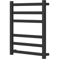 Полотенцесушитель электрический APEXTERMO Terra TR00164BM 600x430, диммер правый, черный матовый