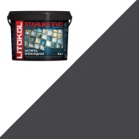 Затирка Litokol STARLIKE EVO S.140 NERO GRAFITE 5кг.