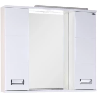 Зеркальный шкаф 80x71,2 см белый глянец Onika Балтика 208024